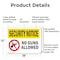Signmission No Guns Allowed OSHA Security Notice Sign, Aluminum, 18in W x 12in L, 2PK OS-2PACK-SN-A-1218-L-11614 - alternate 2